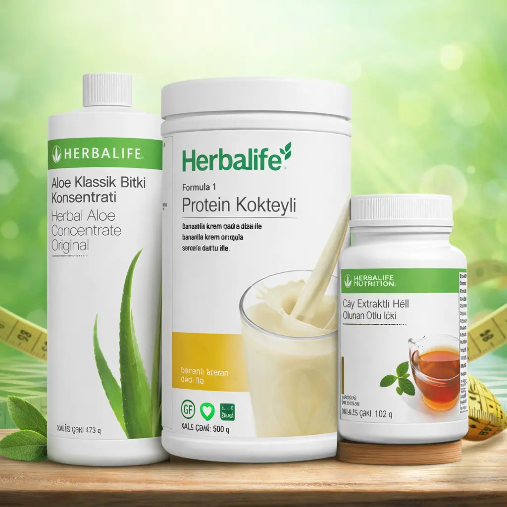 Arıqlamaq üçün Herbalife baza seti ən səmərəli olan seçimdir. Çünki bu set arıqlama prosesinə tək bir məhsul üzərindən deyil, bədənin bir neçə əsas ehtiyacını paralel şəkildə qarşılayaraq yanaşır və daha yaxşı bir qiymətə təklif olunur. 