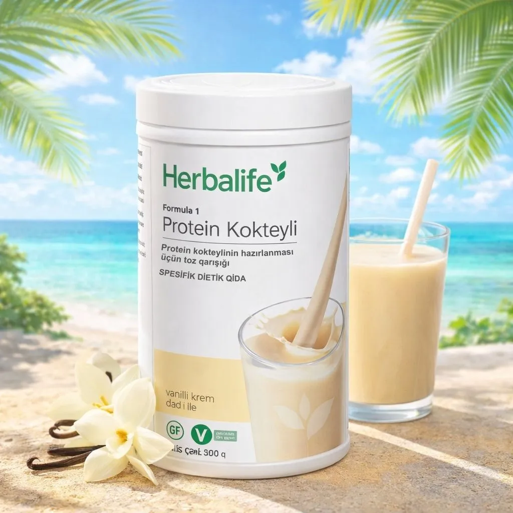 Formula 1 Protein kokteyli quru toz şəklində olan və maye ilə qarışdırılaraq içilən balanslaşdırılmış qida qarışığıdır