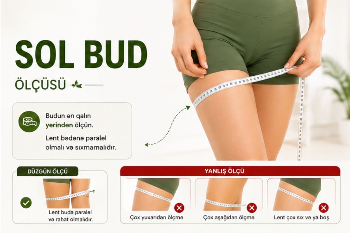Beden olculeri Sol bud