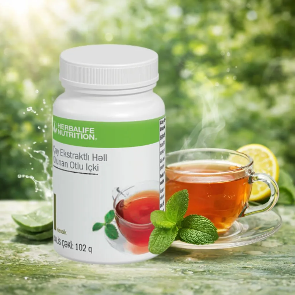 Herbalayf çayı müxtəlif bitki mənşəli komponentlərin balanslı qarışığından ibarət olan toz formalı içkidir