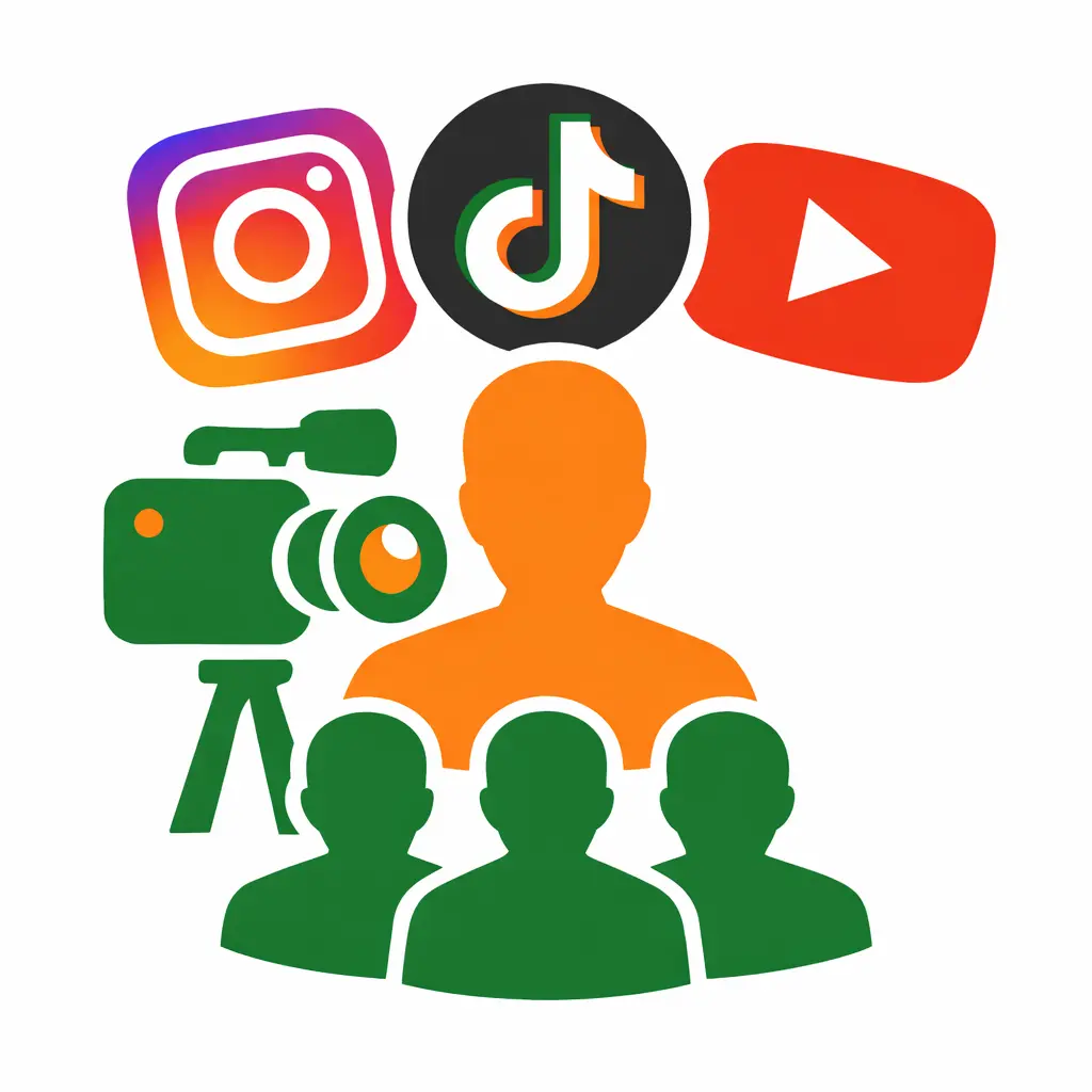 Qrup 1: Böyük auditoriyası olan İnstagram. Tiktok və Youtube səhifəsi sahibləri və bloqerlər